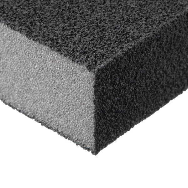 Губка для шліфування 100*70*25 мм, оксид алюмінію К180 INTERTOOL HT-0918