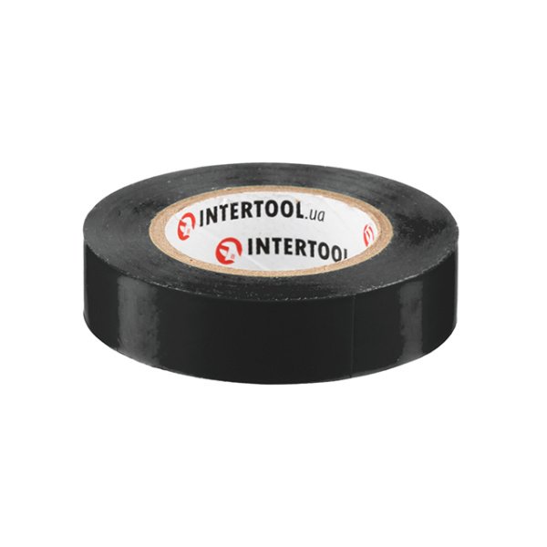 Стрічка ізоляційна 0.15mm * 17mm * 15m чорна INTERTOOL IT-0016