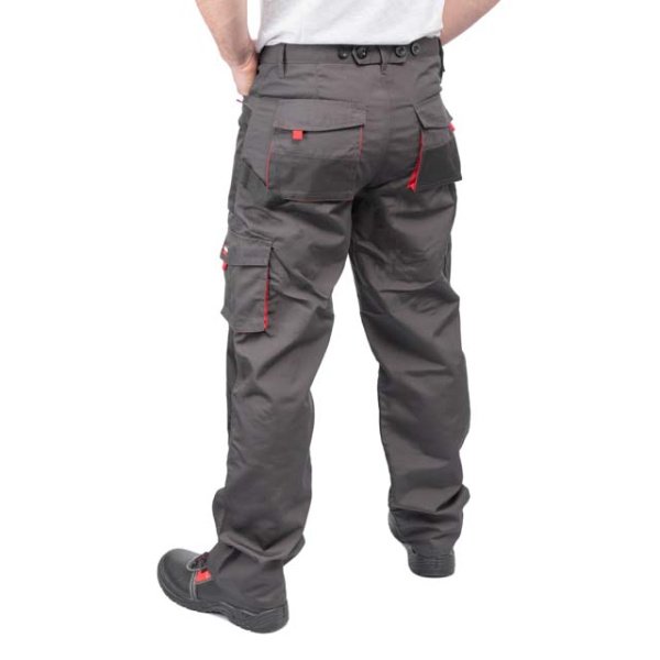 Брюки робочі 80% поліестер, 20% бавовна, щільність 260 г / м2, XXXL INTERTOOL SP-3016