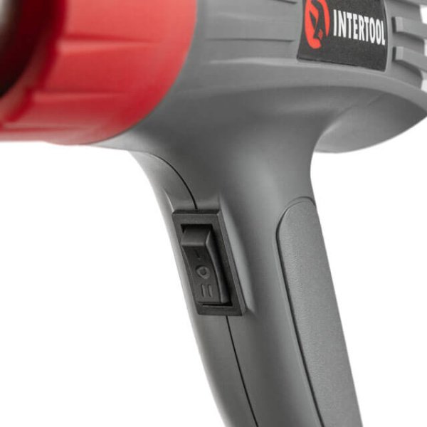Фен технiчний, 2,0 кВт, 2 режими, 400-600 °C, 300-500 л/хв INTERTOOL DT-2416