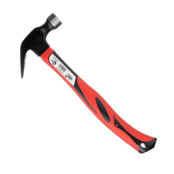 Молоток столярний 450 г.ручка з фібергласу INTERTOOL HT-0223