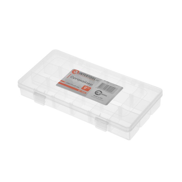 Органайзер 9"  230*125*35мм INTERTOOL BX-4000