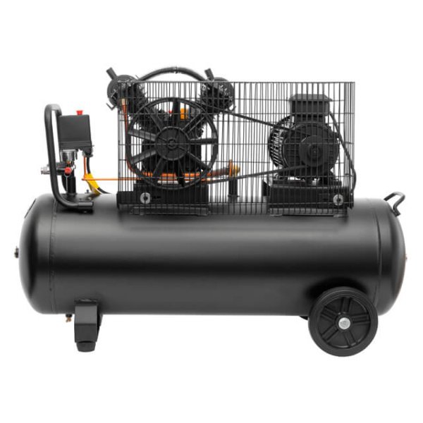 Компресор, 100 л, 3,0 кВт, 380 В, 10 атм, 500 л/хв, 2 циліндри INTERTOOL PT-0013