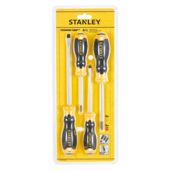 Набір із трьох викруток CushionGrip STANLEY STHT16169-0