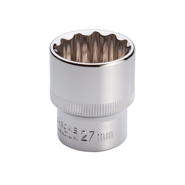 Голівка 12 гр. 1/2" 27мм INTERTOOL ET-0227