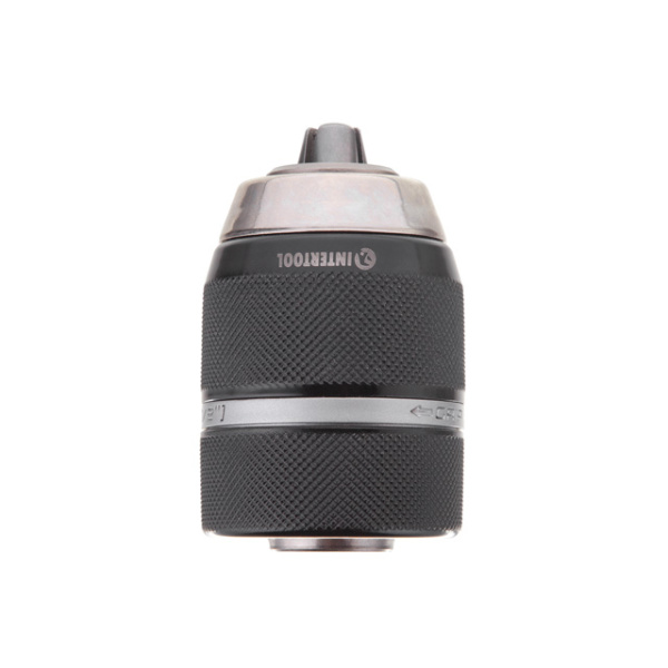 Патрон для дриля швидкозатискний, 1/2"-20, 2,0-13 мм, цільнометалевий INTERTOOL ST-1231
