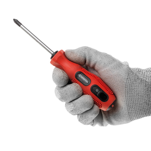 Викрутка хрестова, PZ2×75 мм, Cr-V INTERTOOL VT-3158