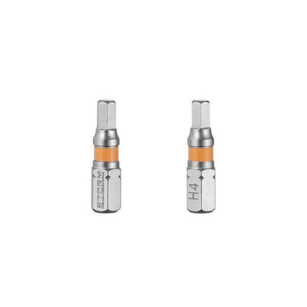 Комплект викруткових насадок, Hex H4, 1/4"×25 мм, S2, 2 од., STORM INTERTOOL VT-0227