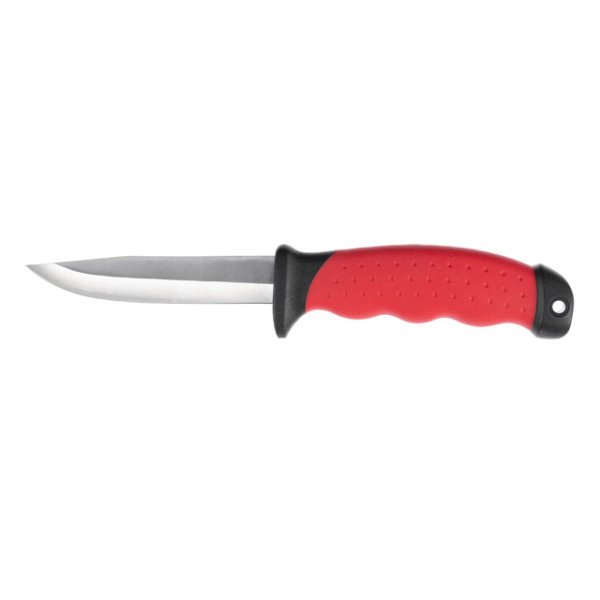 Ніж, 100 мм, з чохлом, STORM INTERTOOL HT-0536
