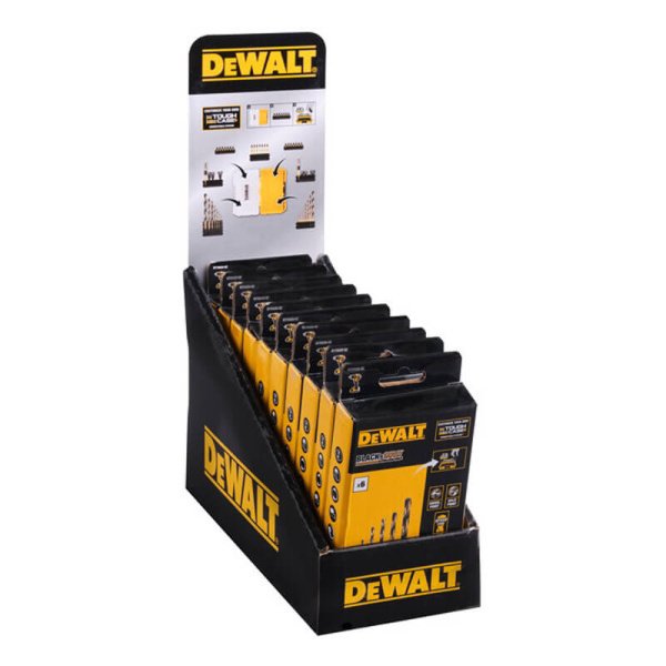 Касета зі свердлами по металу DeWalt, Black & Gold DeWALT DT70828