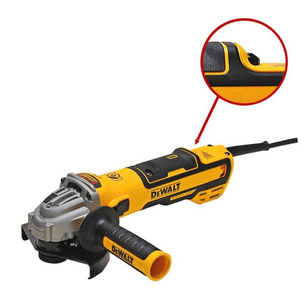 Шліфмашина кутова - болгарка мережева безщіткова DeWALT DWE4357