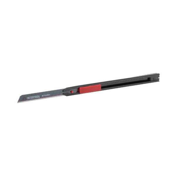 Ніж сегментний 9 мм, металевий, STORM INTERTOOL HT-0513