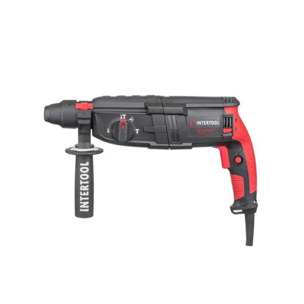 Перфоратор, 1,0 кВт, 3,2 Дж, 0-1300 об/хв, 0-5100 уд/хв, 3 режими INTERTOOL WT-0170