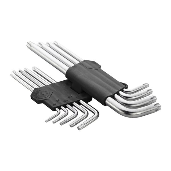 Набір ключів Г-подібних TORX 9 шт, Т10-Т50, Cr-V, Big INTERTOOL HT-0608