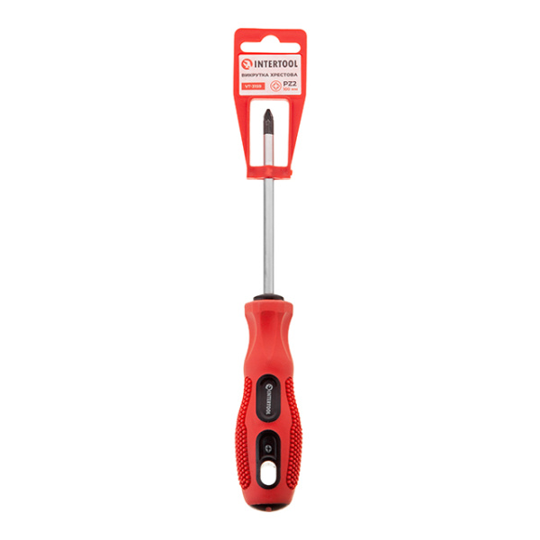 Викрутка хрестова PZ2 x 100 мм INTERTOOL VT-3159