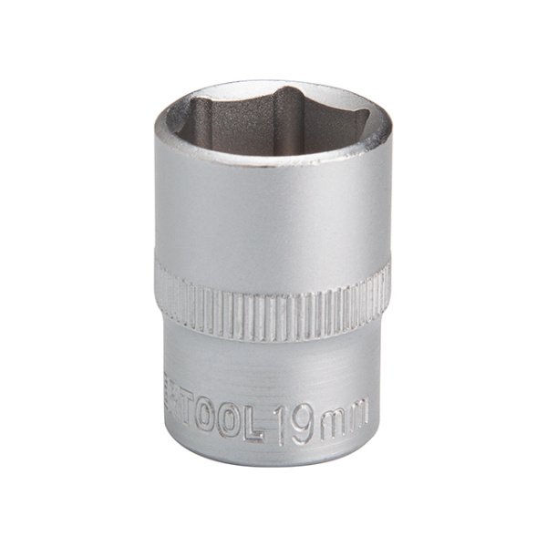 Головка шестигранна 1/2", 19мм*38мм. INTERTOOL ET-2019