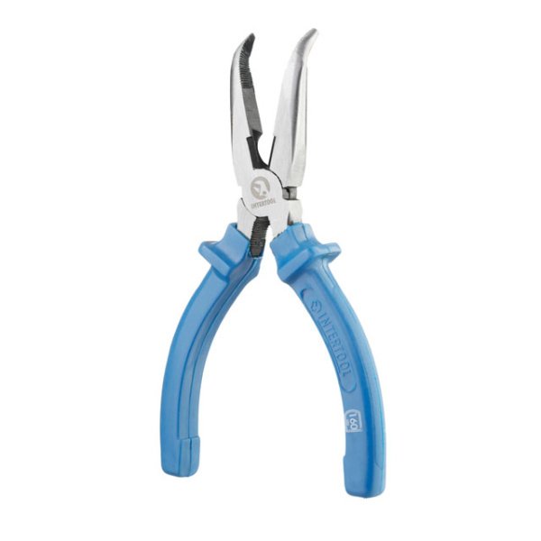 Довгогубці вигнуті 160 мм INTERTOOL HT-0124