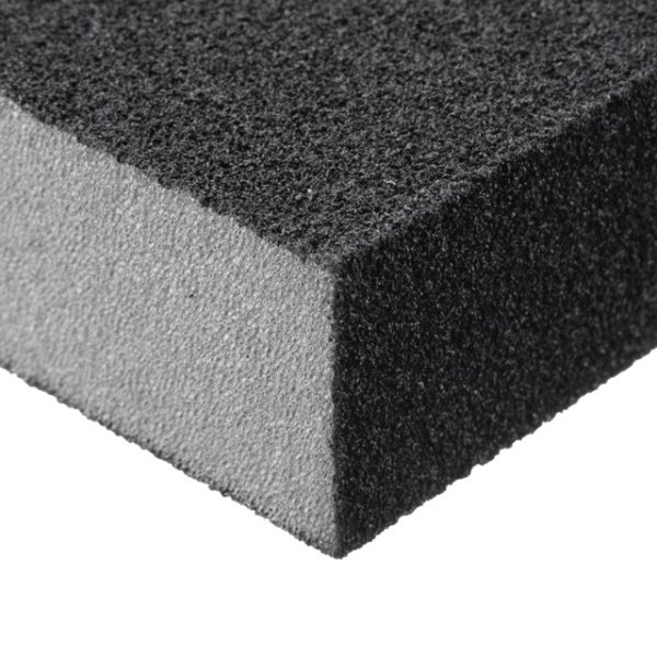 Губка для шліфування 100*70*25 мм, оксид алюмінію К80 INTERTOOL HT-0908