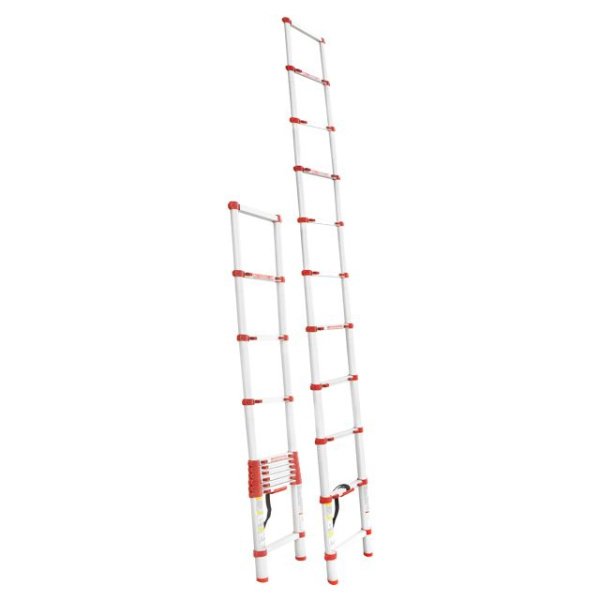 Драбина з алюмінію, телескопічна 10 сход., 3,20м INTERTOOL LT-3032
