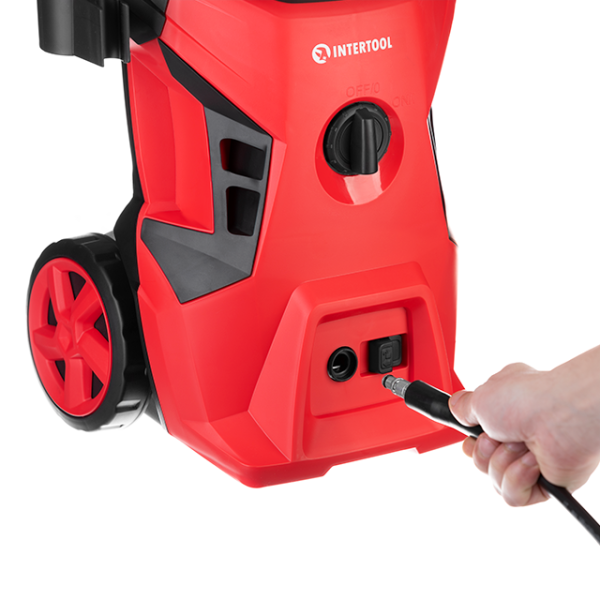 Мийка високого тиску, 1,6 кВт, 90-130 бар, 7 л/хв, шланг 5 м INTERTOOL DT-1515
