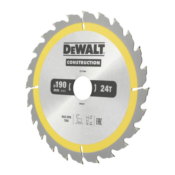 Диск пиляльний СONSTRUCTION DeWALT DT1944