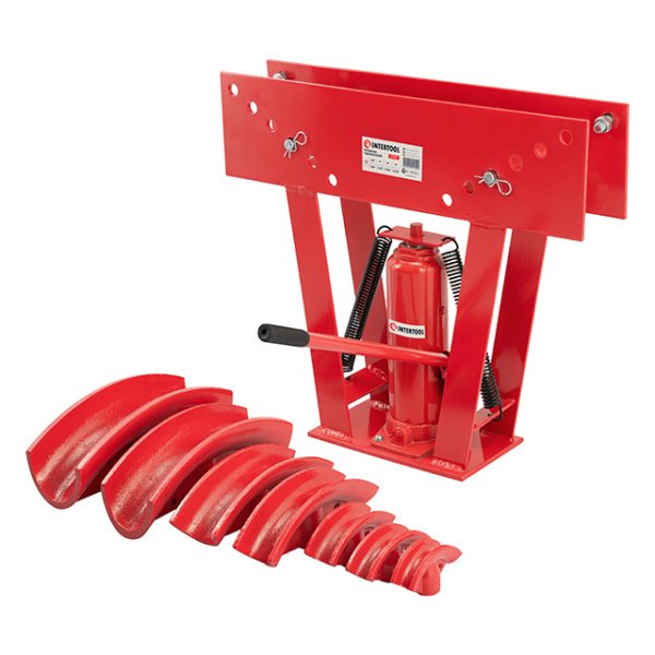 Трубогин гідравлічний 15 т, діаметр труб: 1/2"; 3/4"; 1"; 1-1/4"; 1-1/2''; 2''; 2-1/2''; 3'' INTERTOOL GT1215
