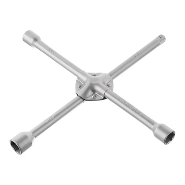 Ключ балонний хрестовий посилений, 14" * 355 мм, D=16 мм, 17, 19, 22 мм. INTERTOOL HT-1602