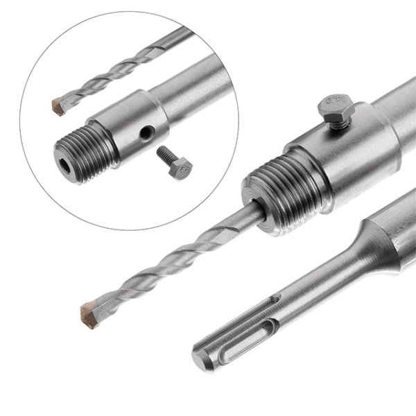 Перехідник SDS Plus 200 мм для коронок по бетону INTERTOOL SD-0418