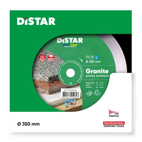 Круг алмазный отрезной 1A1R 350x2,2x10x32 Granite
