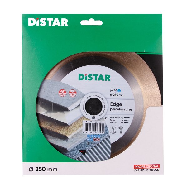 Круг алмазний вiдрiзний Distar 1A1R 250x1,4/1/1,6x25x25,4 Edge