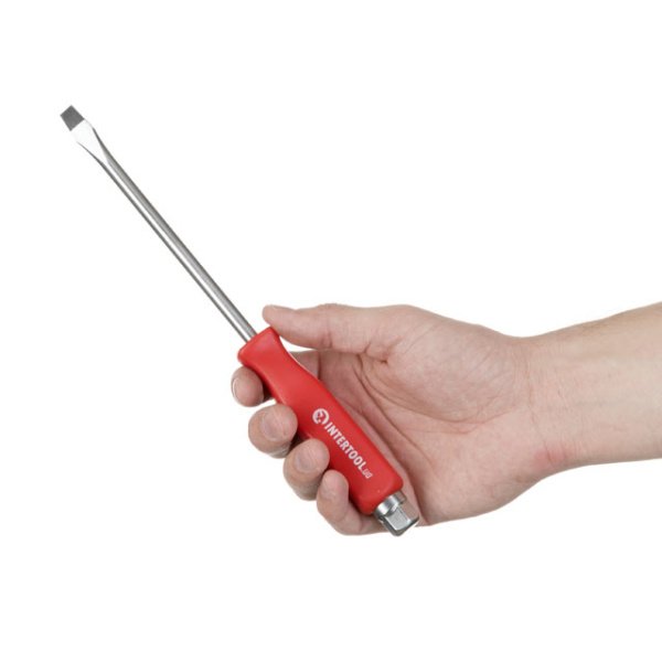 Викрутка ударна SL8 * 150 мм CrV INTERTOOL HT-0484