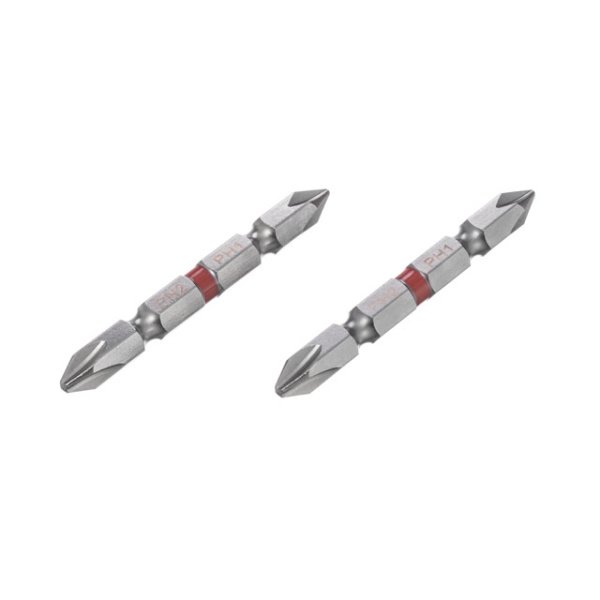 Комплект отверточних насадок PH2/PH1 1/4" * 60 мм, S2, уп. 2 од., STORM INTERTOOL VT-0230