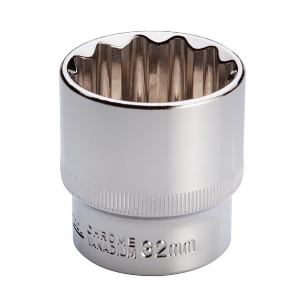 Головка 12 гр. 1/2", 32 мм INTERTOOL ET-0232