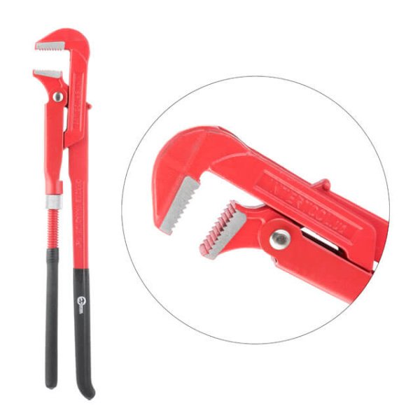 Ключ трубний 1.5", 90° INTERTOOL HT-0188