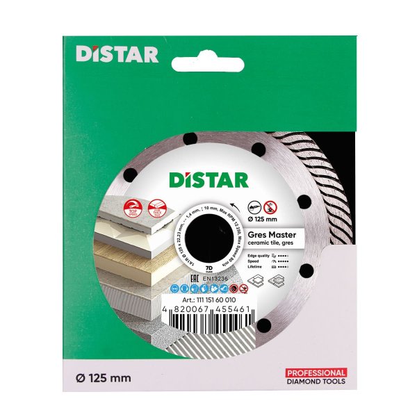 Круг алмазный отрезной 1A1R 125x1,4/1,0x10x22,23 Gres Master