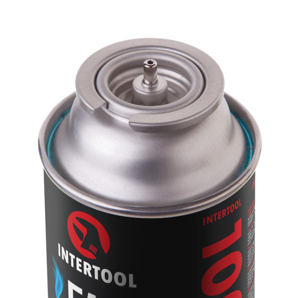 Балон газовий 220 г, від -45 ° С до +45 ° С, Система захисту CRV, STORM INTERTOOL GS-0022