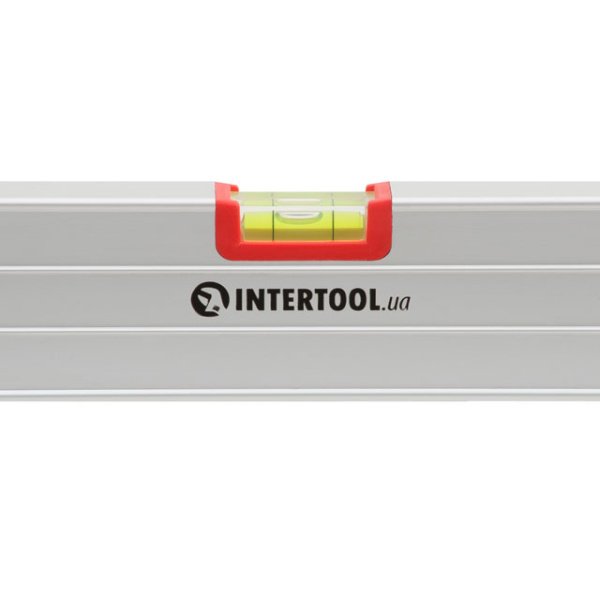 Рівень будівельний, 600 мм, 3 капсули, перетин 23×58 мм INTERTOOL MT-1142
