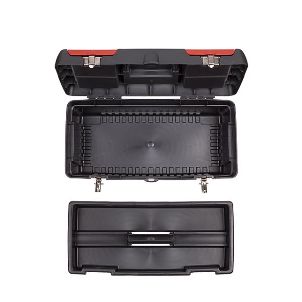 Ящик для інструменту з металевими замками, 19", 483*242*240 мм INTERTOOL BX-1019