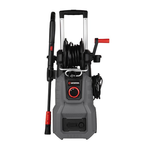Мийка високого тиску, 2,0 кВт, 110-160 бар, 7 л/хв, шланг 5 м INTERTOOL DT-1518