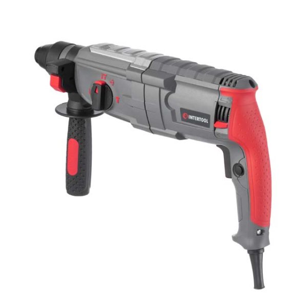 Перфоратор, 1,0 кВт, 3,5 Дж, 0-1300 об/хв, 0-5100 уд/хв, 3 режими, SDS-plus INTERTOOL DT-0185