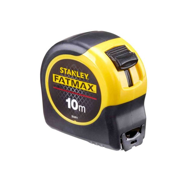 Рулетка вимірювальна FatMax Blade Armor довжина 10 м, ширина 32 мм в корпусі з АВС-пластика STANLEY 0-33-811
