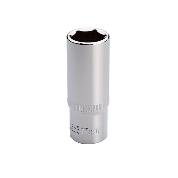 Головка шестигранна подовжена 3/8", 17×64 мм, Cr-V, STORM INTERTOOL ET-0427
