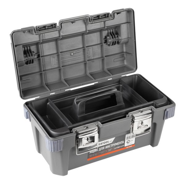 Ящик для инструментів з металевими замками 20" 500*275*265 мм INTERTOOL BX-6020