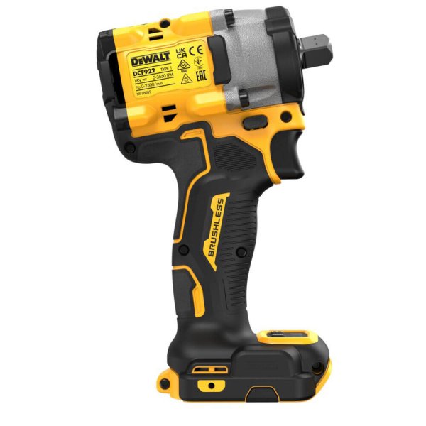 Гайкокрут ударний акумуляторний безщітковий DeWALT DCF922N