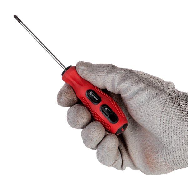 Викрутка хрестова, PZ0×75 мм, Cr-V INTERTOOL VT-3153
