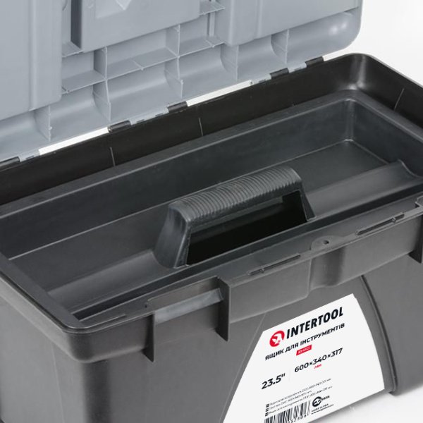Ящик для  інструментів 23.5" 600*340*317мм INTERTOOL BX-0323