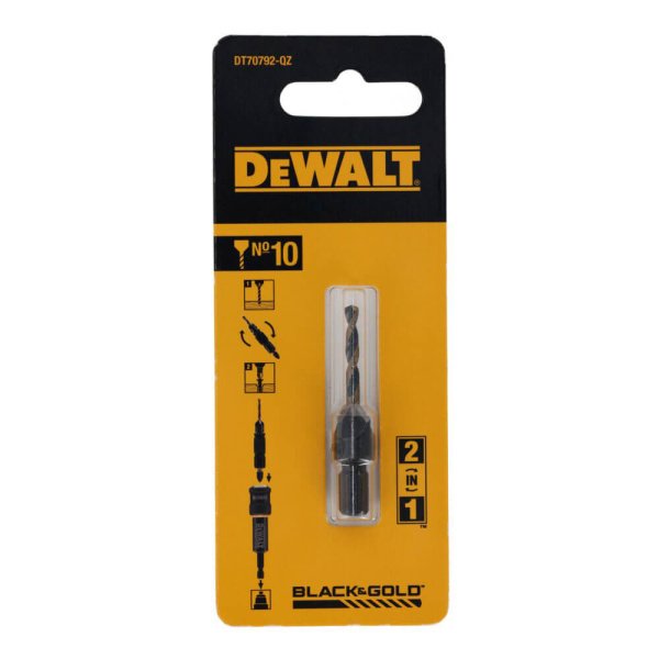 Свердло пілотне з зенкером FLIP&DRIVE №10 DeWALT DT70792