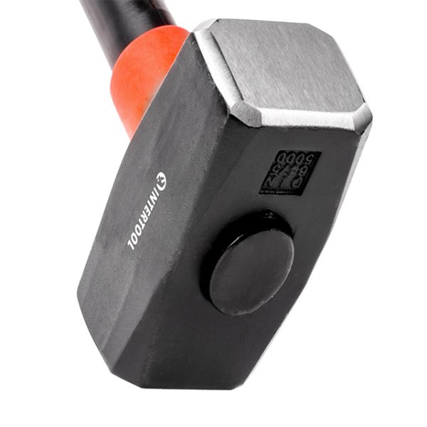 Молот 5000 г, ручка з фібергласу INTERTOOL HT-0245