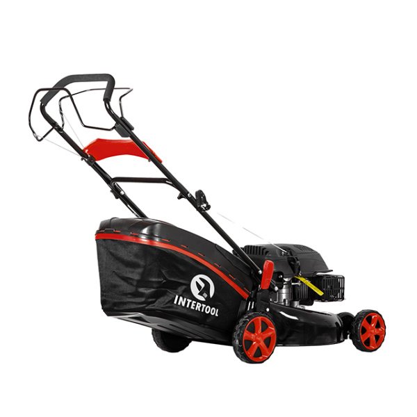 Газонокосарка бензинова 4,9 HP (3,6 кВт) ширина зрізу 508 мм самохідна INTERTOOL LM-6050