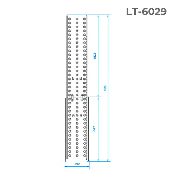 Робоча платформа до драбини LT-0029 INTERTOOL LT-6029